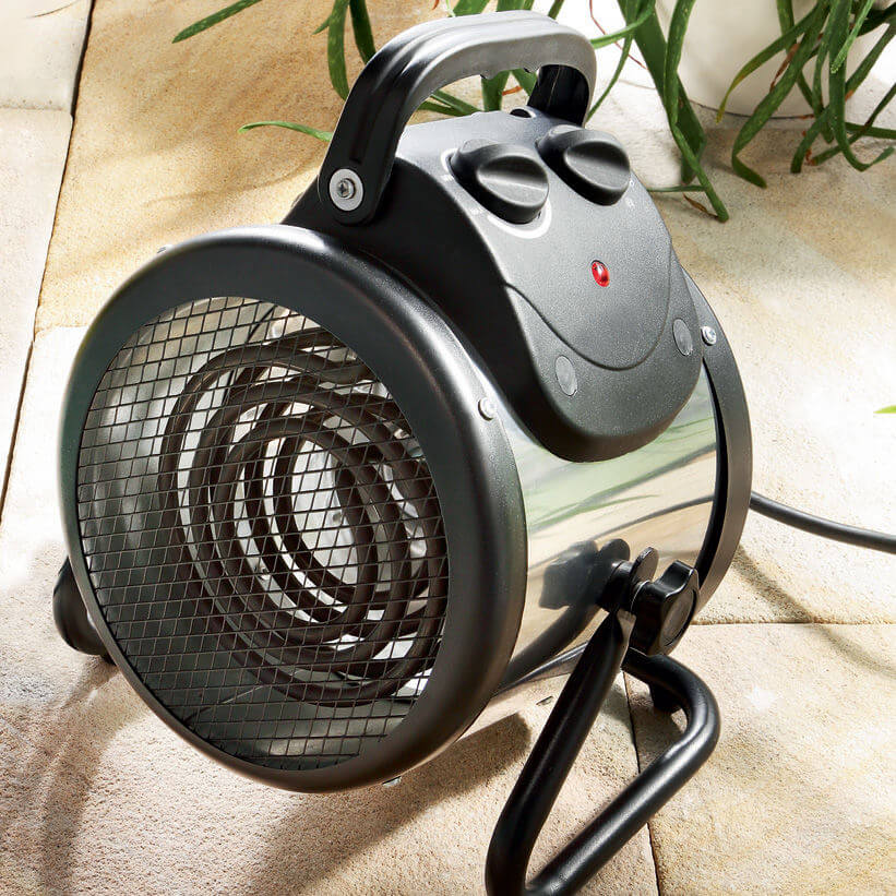 Bio Green Palma 2.0kW Electric Greenhouse Heater - Manual Thermostat