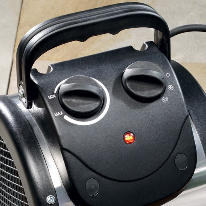 Bio Green Palma 2.0kW Electric Greenhouse Heater - Manual Thermostat - Image 2