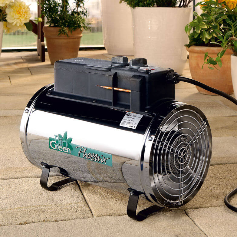 Bio Green Phoenix Stainless Steel 2.8kW Electric Greenhouse Heater