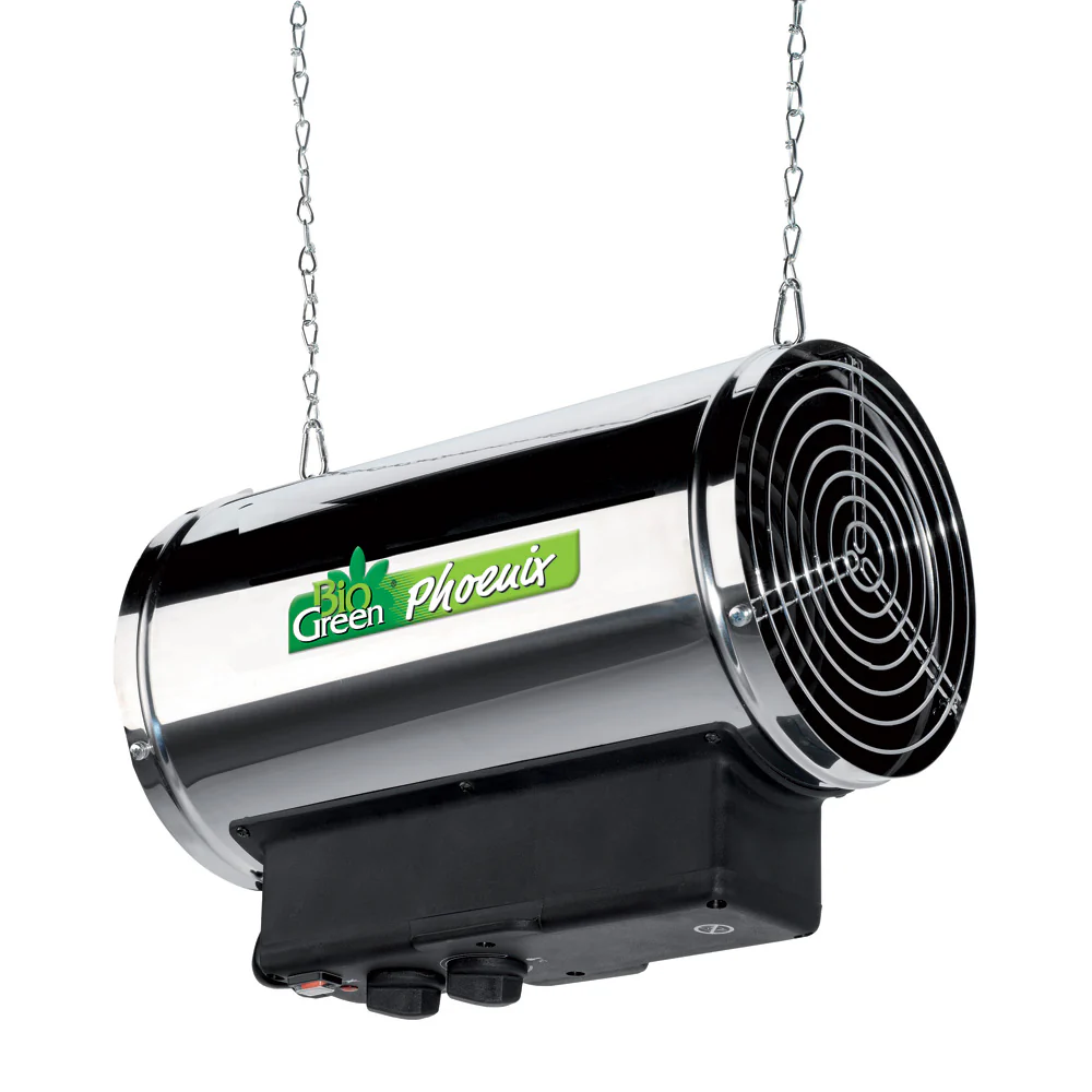 Bio Green Phoenix Stainless Steel 2.8kW Electric Greenhouse Heater - Image 3