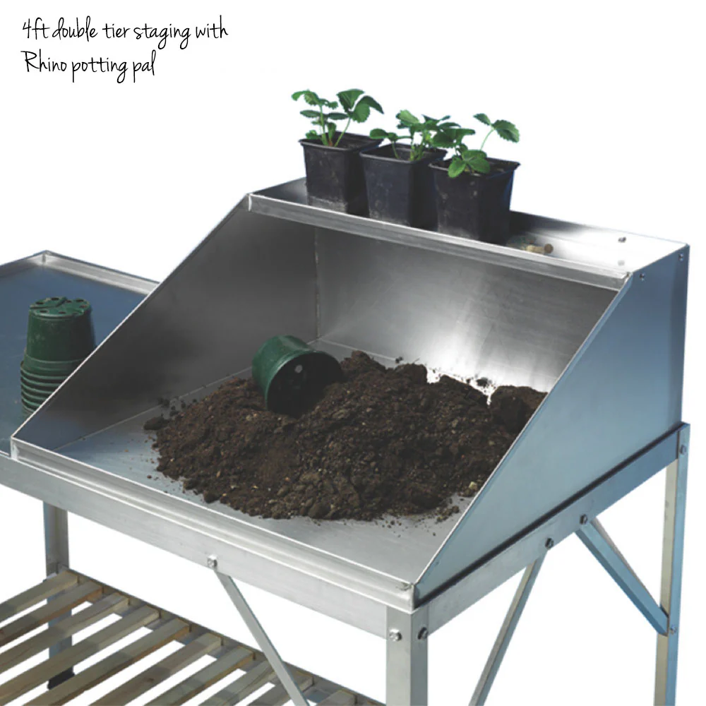 RHINO TUFF Free-Standing staging 2ft x 4ft double tier - Image 6